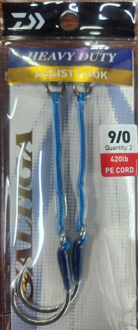 Daiwa Saltiga Heavy Duty Assist Hook 9/0 420lb PE Cord
