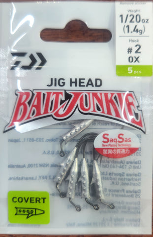 Daiwa Bait Junkie Covert Jighead OX #2 1/20