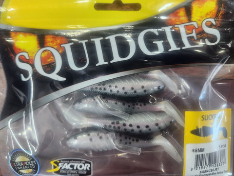 Squidgy Slickrig Light 65mm Soft Plastic - RAINBOW TROUT