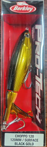 Berkley Pro Tech Chopp 120 Surface Lure BLACK GOLD