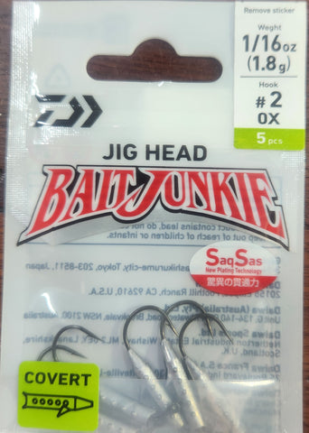 Daiwa Bait Junkie Covert Jighead OX #2 1/16