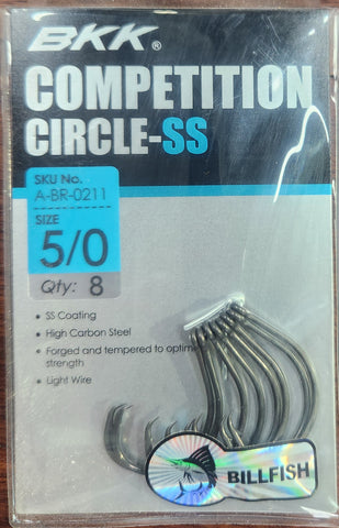 BKK COMPETITION CIRCLE - SS HOOK 5/0 Qty 8