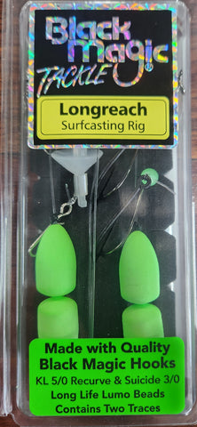 Black Magic Longreach Surf Casting Rig GLOW