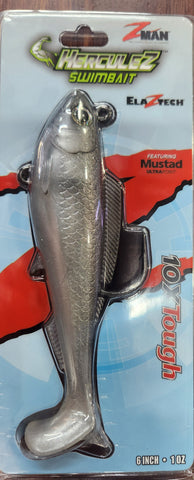 Zman HerculeZ Swimbait 6" SHINER