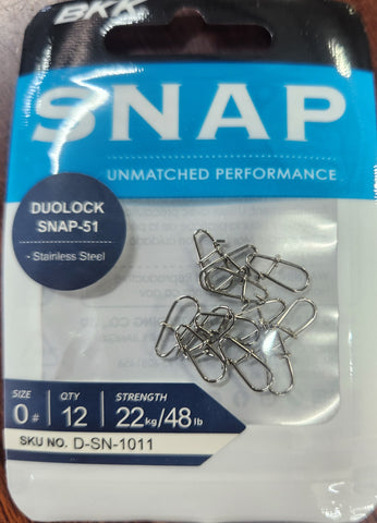 BKK DUO LOCK SNAP 51 Size 0 12pcs