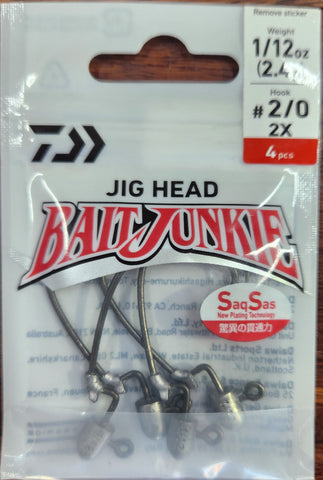 Daiwa Bait Junkie EWG Jighead 2X 1/12oz #2/0 4pcs