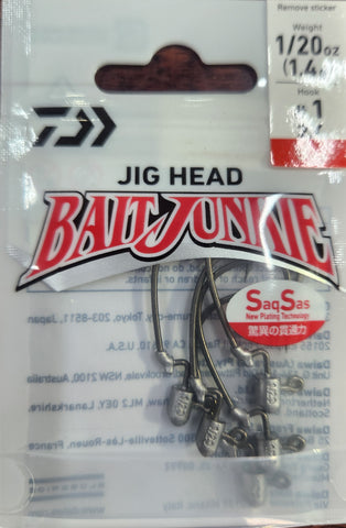 Daiwa Bait Junkie EWG Jighead 2X 1/20oz #1 5pcs