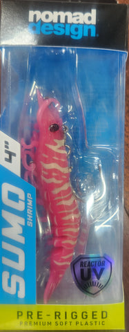 NOMAD SUMO PRAWN 4" RIGGED HYPER PINK