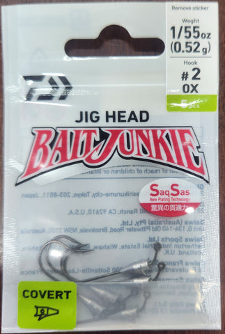 Daiwa Bait Junkie Covert Jighead OX #2 1/55