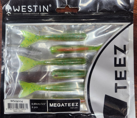 Westin Megateez 3.5" Soft Plastic - FIREFAKE