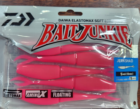 Daiwa Bait Junkie 5" JERKSHAD 39 HUBBA HUBBA UV