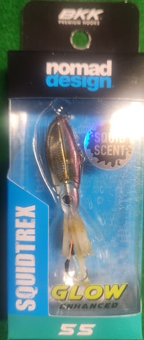 NOMAD SQUIDTREX 55 VIBE 55MM 14G FISHING LURE PERCH GHOST