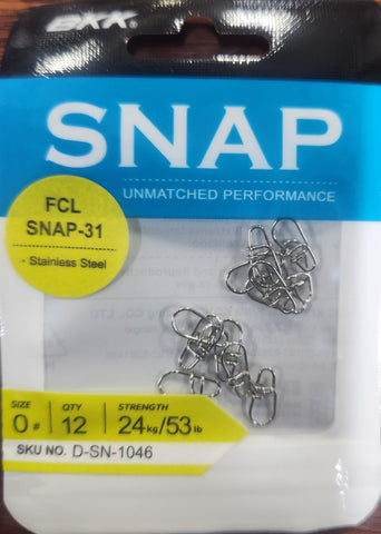BKK FCL SNAP Size 0 12pcs