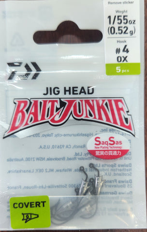 Daiwa Bait Junkie Covert Jighead OX #4 1/55