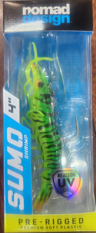 NOMAD SUMO PRAWN 4" RIGGED FIRE TIGER