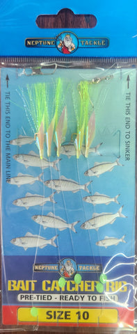 Neptune Bait Catcher Sabiki Flasher Rig Size 10
