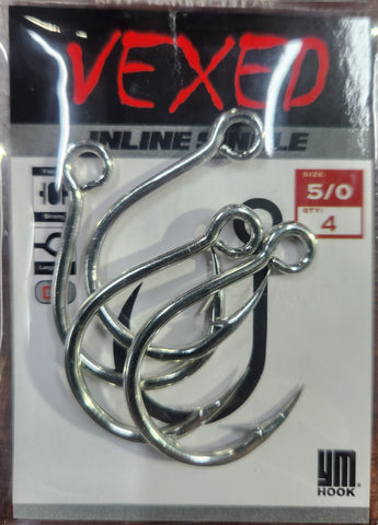 VEXED INLINE SINGLE LURE HOOK VPPIS05/0 #5/0