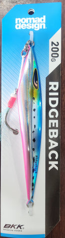 Nomad Design "The Ridgeback" Deep Jig 200g BLUE SARDINE