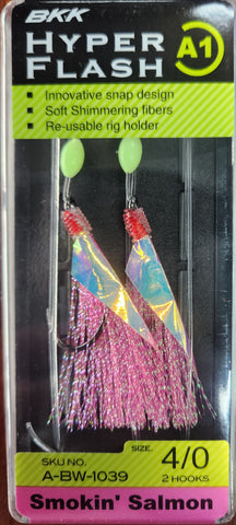 BKK Hyper Flash Rig 4/0 Smokin Salmon