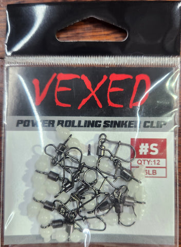 VEXED POWER ROLLING SINKER CLIP VLRRSCS #S