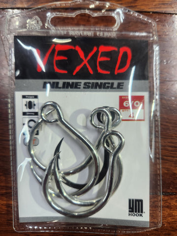 VEXED INLINE SINGLE LURE HOOK VPPIS06/0 #6/0