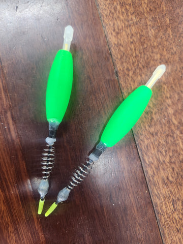 CD Floats Custom Light Fishing Float Twin Pack GREEN