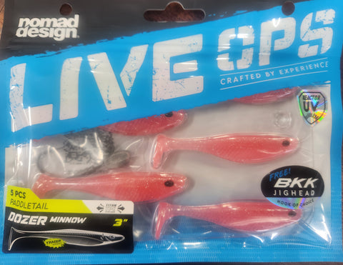 NOMAD Live Ops DOZER 3" PINK FLOSS