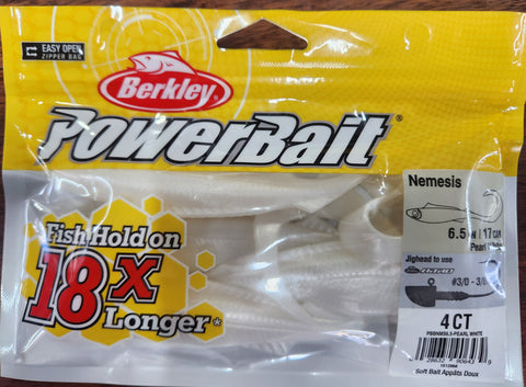 Berkley Powerbait Nemesis 6.5" - Pearl White