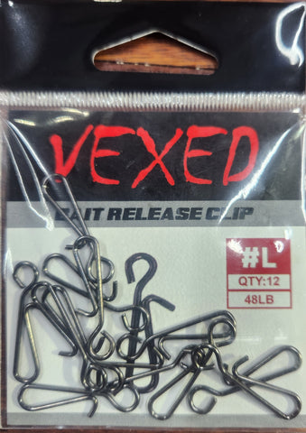 VEXED BAIT RELEASE CLIP #L 12pcs