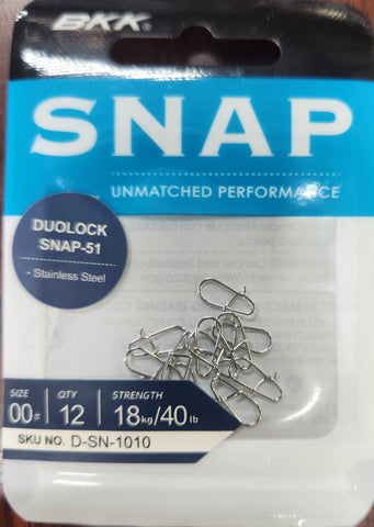 BKK DUO LOCK SNAP 51 Size 00 12pcs