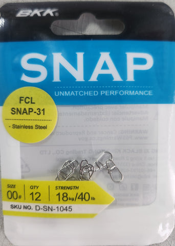 BKK FCL SNAP Size 00 12pcs