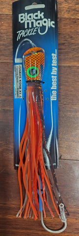 Black Magic Jonahs Kona XT 8" Tuna Lure Flaming Squid