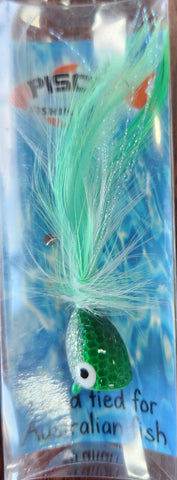 PISCES SURF POPPER WITH 1/0 HOOK - GREEN