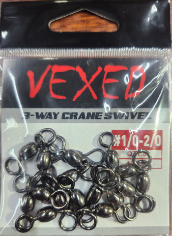 VEXED 3 WAY CRANE SWIVEL VCW2/0-1/0 #2/0-1/0