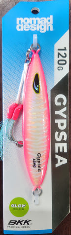 Nomad Fishing GYPSEA Deep Jig - 120 gram PINK GLOW MACKEREL