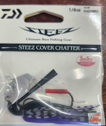 Daiwa Steez Cover Chatter 1/4oz BLACK PURPLE