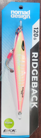 Nomad Design "The Ridgeback" Deep Jig 120g PINK GLOW MACKEREL