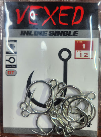 VEXED INLINE SINGLE LURE HOOK VPPIS01 #1