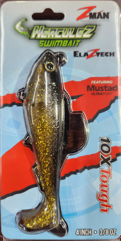 Zman HerculeZ Swimbait 4" GOLD RUSH