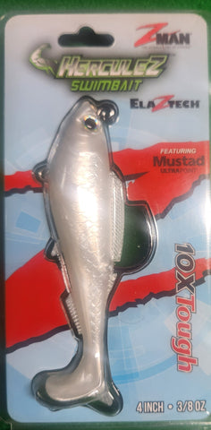Zman HerculeZ Swimbait 4" PEARL