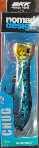 Nomad Chug Norris 72 Surface Popper Sardine