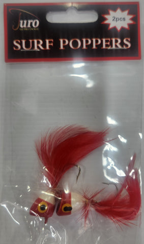 Juro Surf Popper Twin Pack - RED