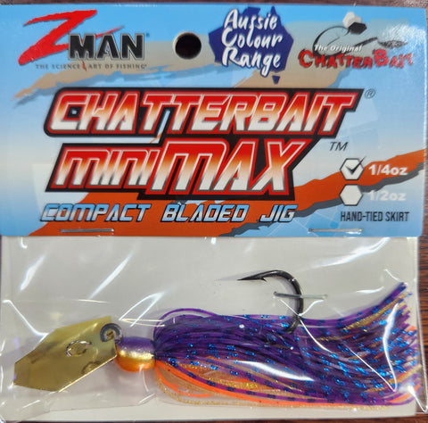 Zman ChatterBait Mini Max 1/4 Oz TROPICAL PUNCH