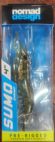 NOMAD SUMO PRAWN 4" RIGGED SPECKLED STALKER
