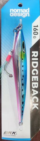 Nomad Design "The Ridgeback" Deep Jig 160g BLUE SARDINE