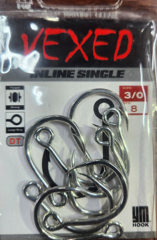 VEXED INLINE SINGLE LURE HOOK VPPIS03/0 #3/0