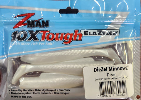 Zman Diesel Minnowz 5.0" Pearl