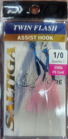 Daiwa Saltiga Twin Flash Assist Hook 1/0