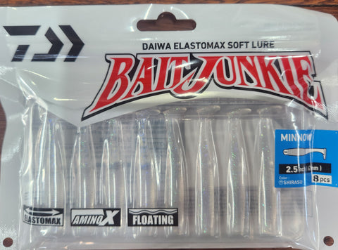 Daiwa Bait Junkie 2.5" MINNOW #77 SHIRASU