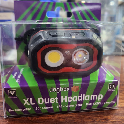 Dogbox Duet Dual Light Rechargable Headlamp